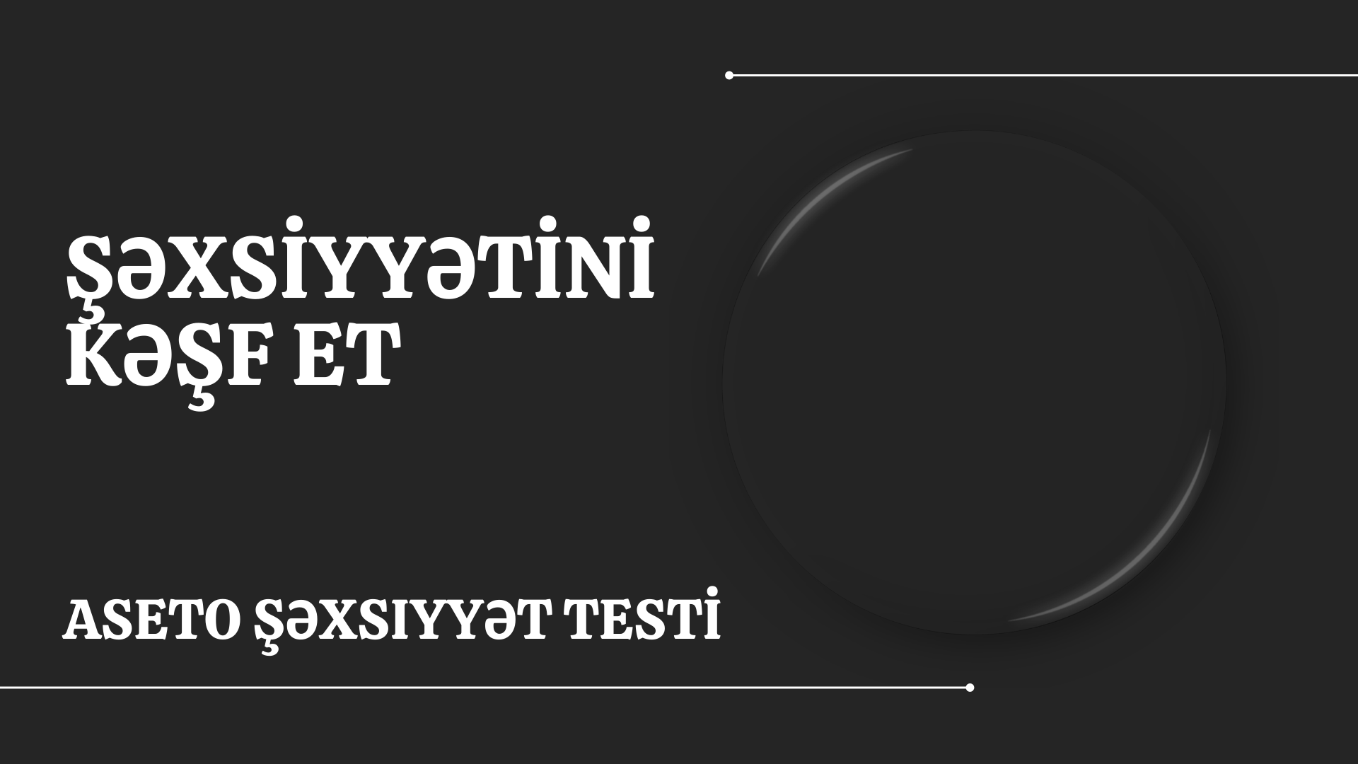 AİTM Şəxsiyyət Testi — Rəqəmsal özünü-dərk aləti